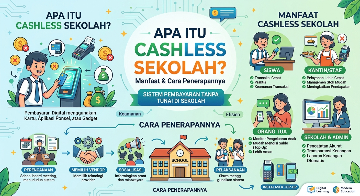 Aplikasi cashless sekolah Sekolla untuk pembayaran siswa dan kantin